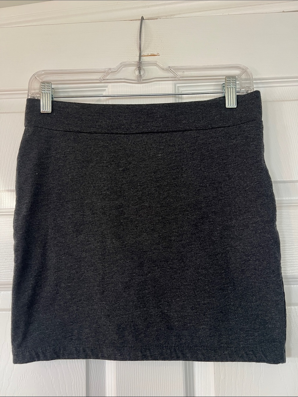 Forever 21 Dark Charcoal Knit Mini Skirt